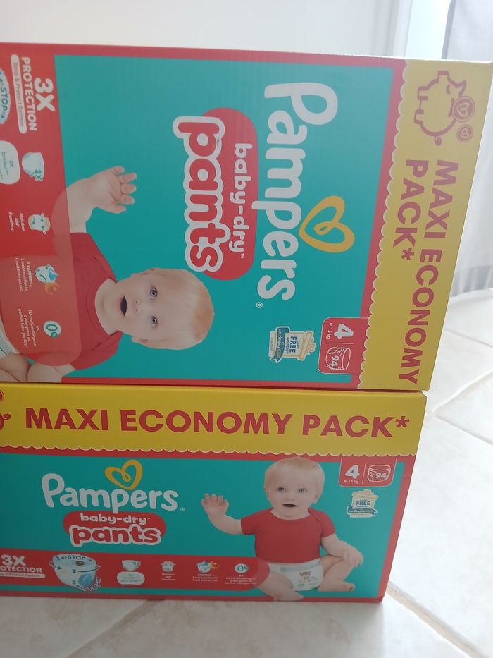 Lot 2 cartons pants pampers T4  (2×94 pants ) - photo numéro 4