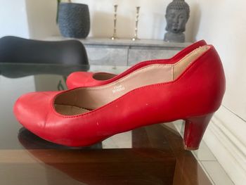 Escarpins vintage rouges