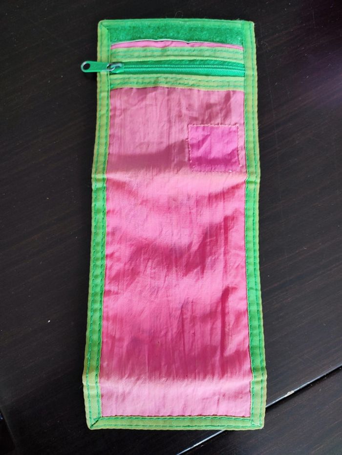 Portefeuille vintage fluo - photo numéro 4