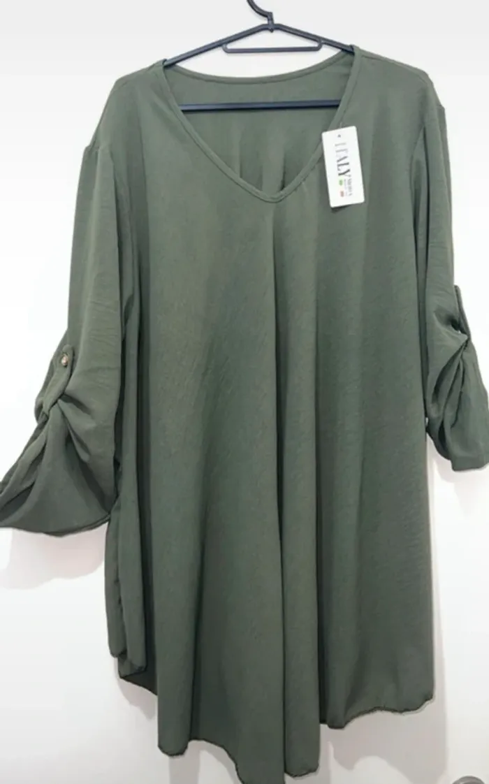 Tunique fluide femme grande taille – jusqu’au 56 – Neuf - photo numéro 3