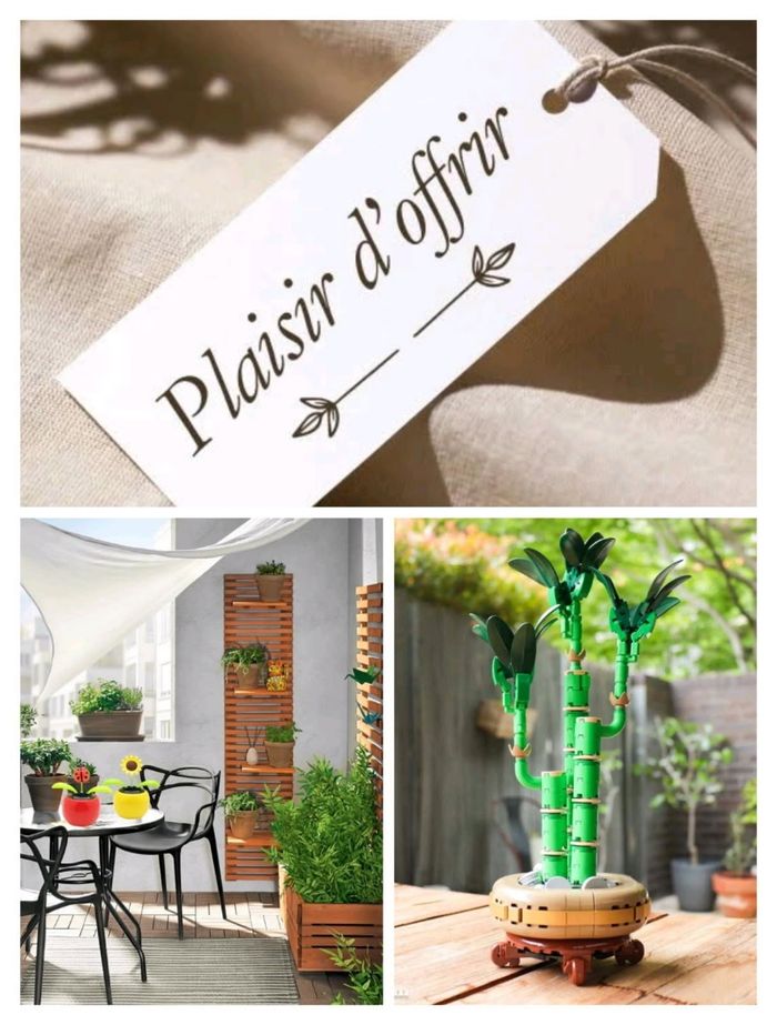 Lego bambou et Mini plante solaire fleur dansante - photo numéro 2
