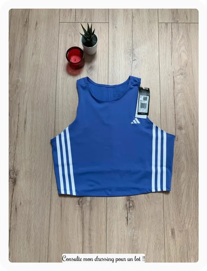 Brassière crop top adidas own the run