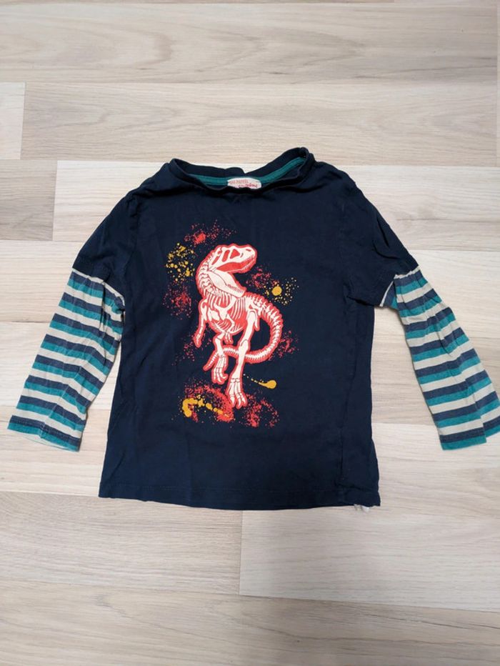 T-shirt manches longues garçon 5 ans T-Rex