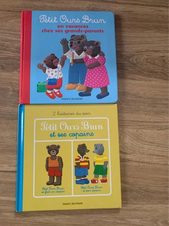 Lot 2 livres Petit Ours Brun - 3 histoires