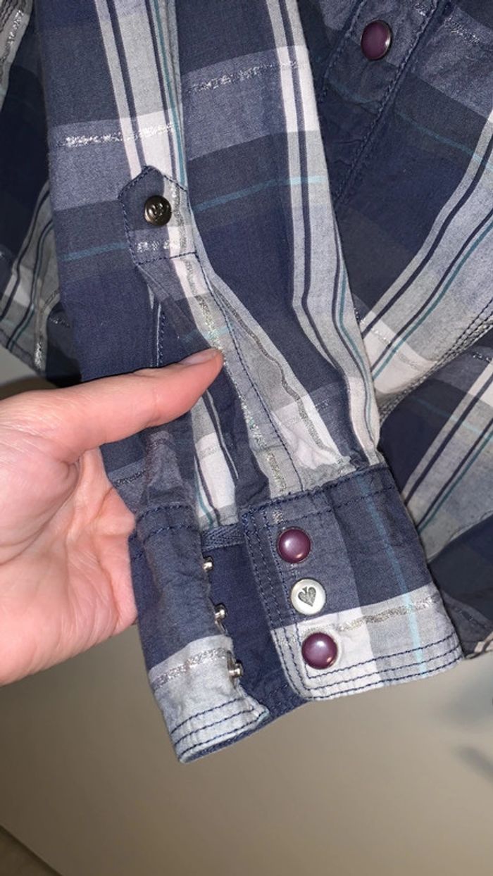 Chemise denim corp jeans - photo numéro 4