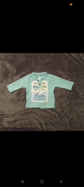 T.shirt ML ou 3/4 Little trekking 3 mois