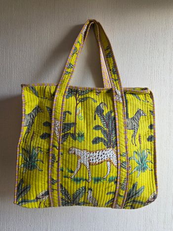 Sac matelassé en coton