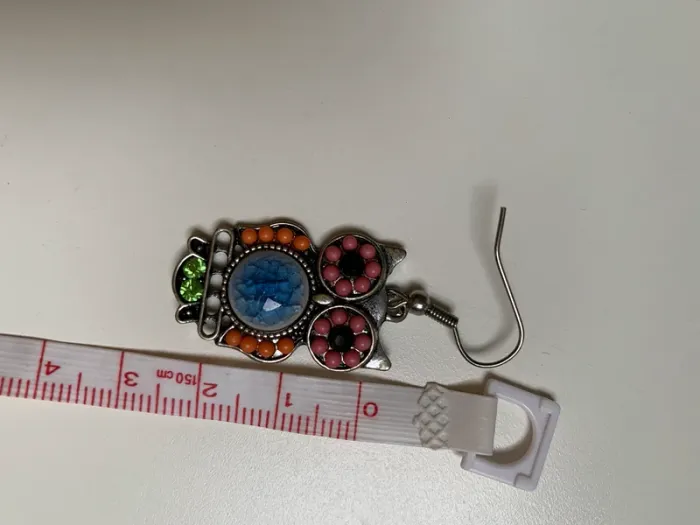 Paire de boucles d’oreilles Hibou/chouette - photo numéro 6