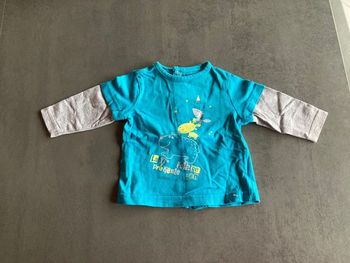 T-shirt manches longues 3 mois