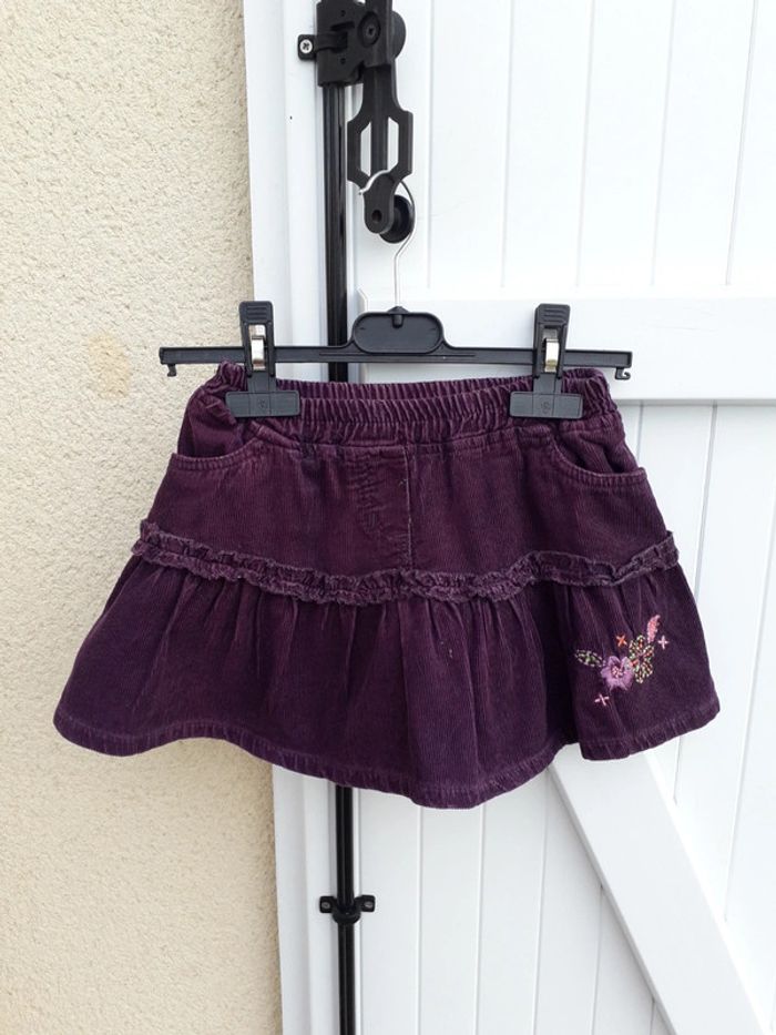 Jupe velours filles en taille 3 ans