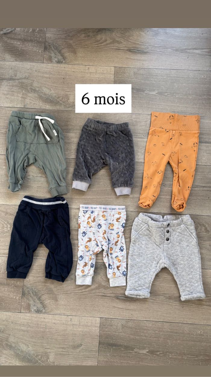 Lot pantalons 6 mois