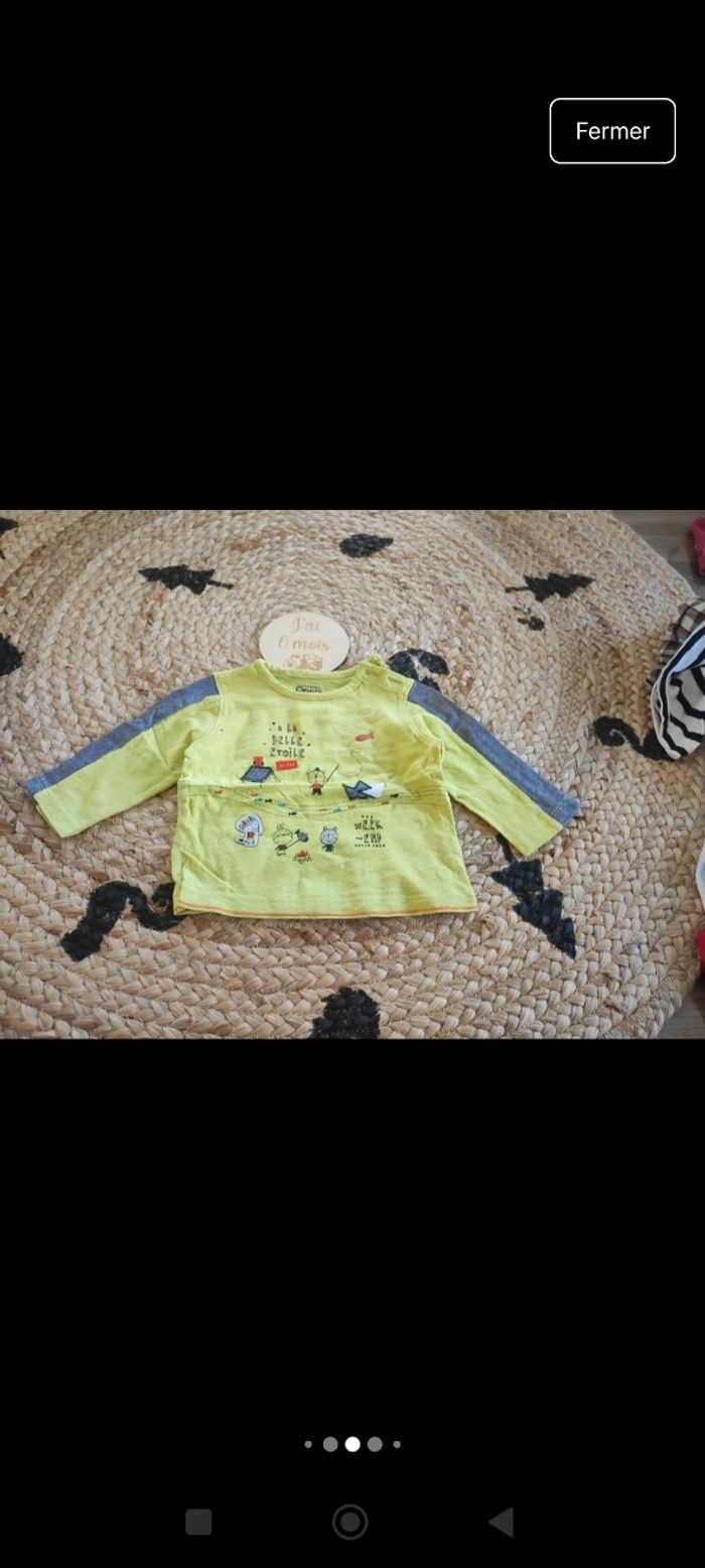 Lot 9 hauts garçon 6 mois - photo numéro 6