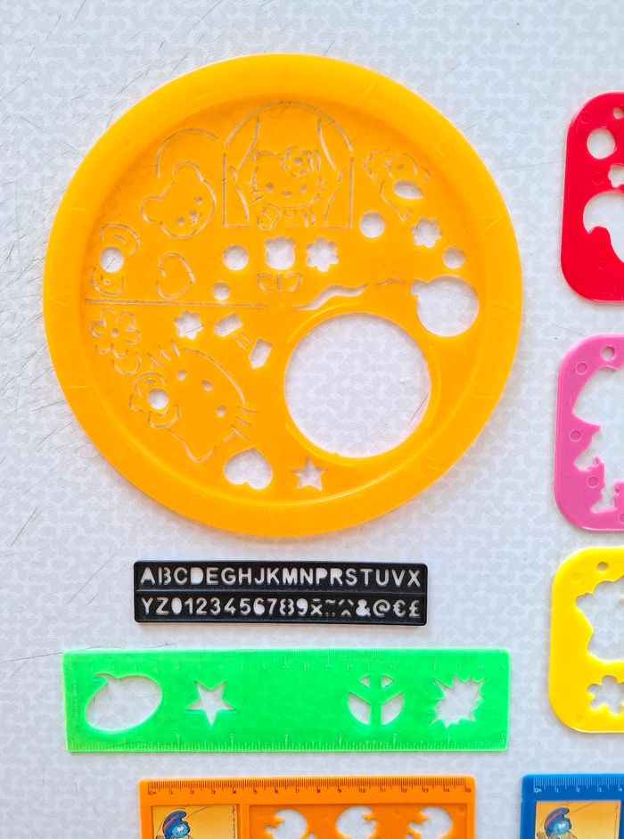 Lot Pochoirs Mandala. - photo numéro 2