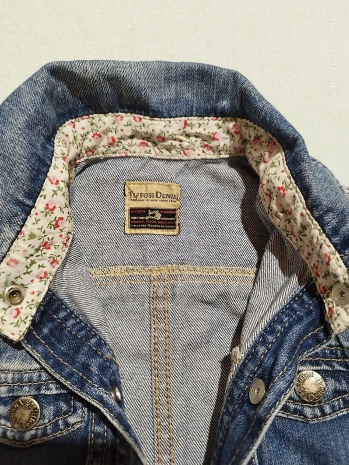 Veste en jeanfille - photo numéro 3
