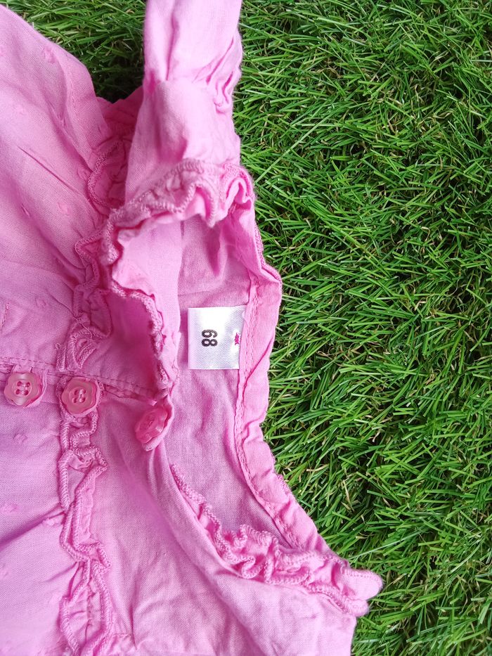 Robe rose à volant - photo numéro 4