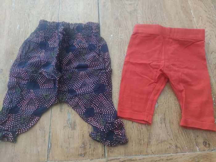 Lot de 2 pantalons 3 mois