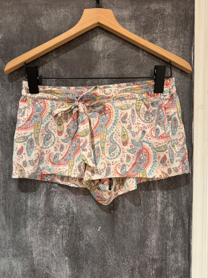 Short pyjama satiné taille S