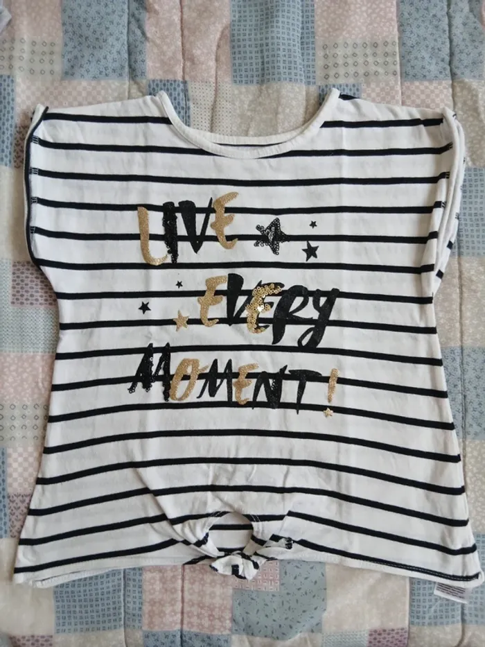 T-shirt rayures 5 ans