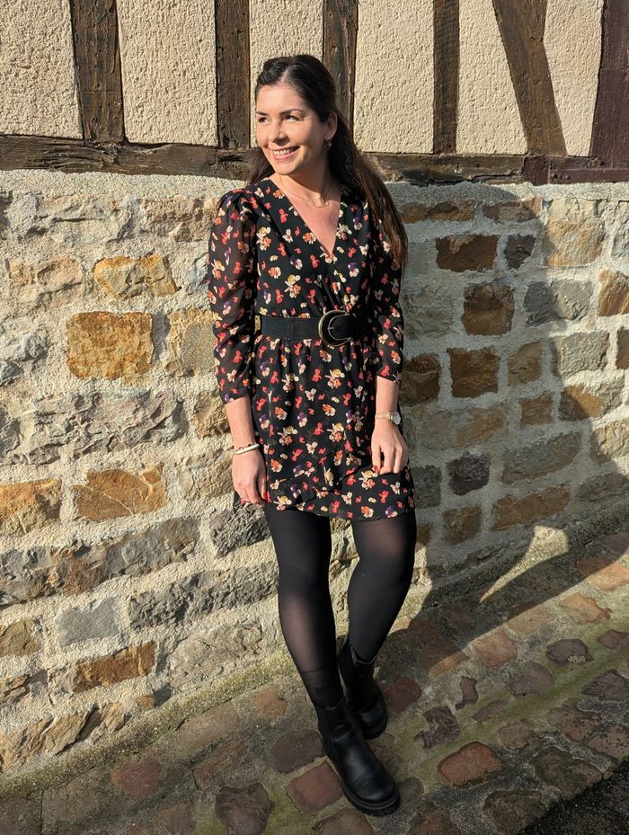 Robe fleurie Tours noir/multicolore
Taille S - photo numéro 4
