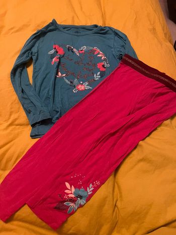 Ensemble t shirt et legging fille 3/4 ans la compagnie des petits LCDP