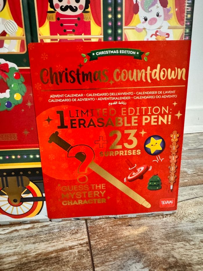 Calendrier de l’avent train Legami 2025 sous blister neuf - photo numéro 3