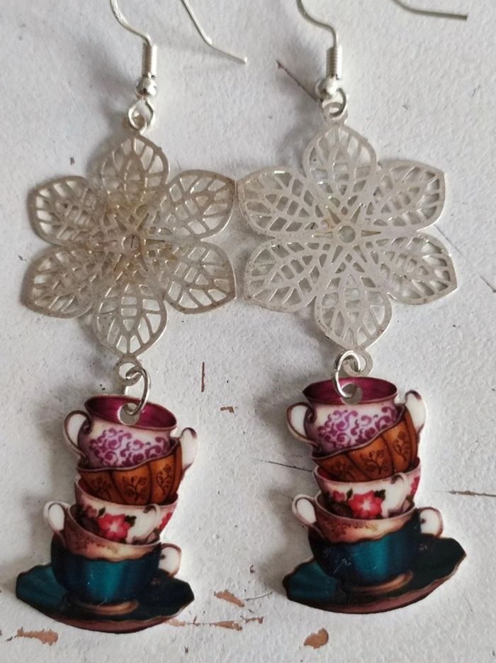 Boucles d'oreilles artisanales