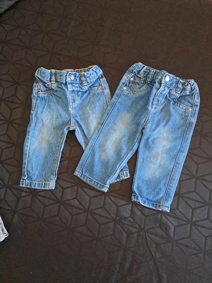 Lot de 10 pantalons multimarques 9mois - photo numéro 2
