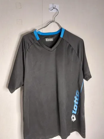 Tee-shirt noir lotto XL