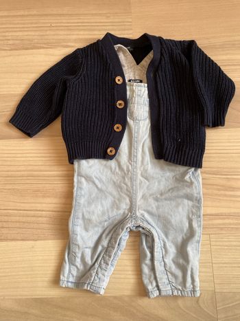 Ensemble salopette et gilet