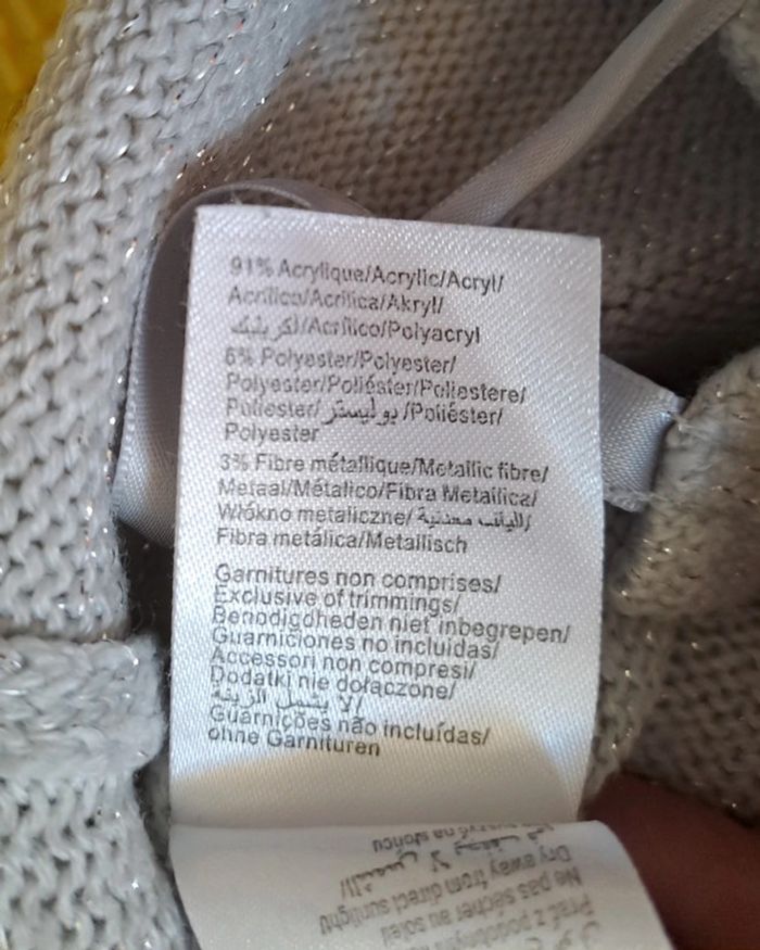 Gilet cache-coeur gris métallisé, etam, taille L (40) - photo numéro 5