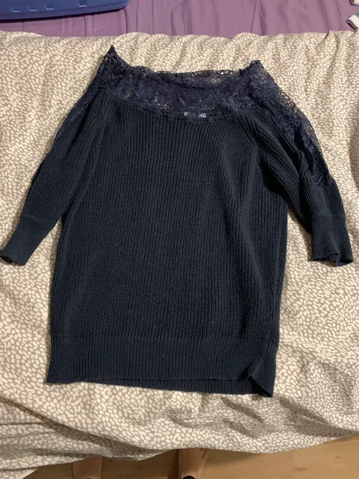Pull / Haut Morgan dentelles et mailles - photo numéro 3