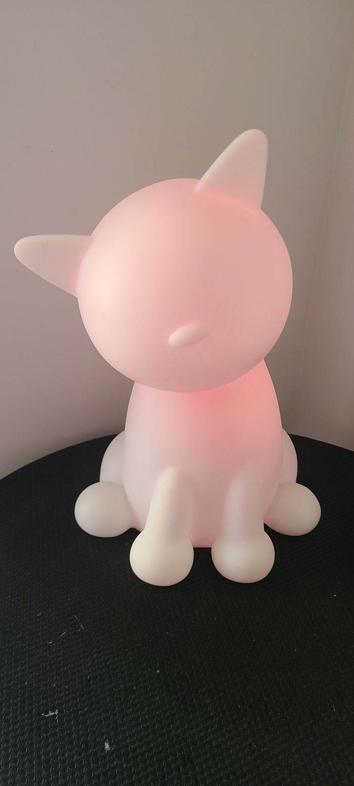 Veilleuse enfant 'Chats' blanc - photo numéro 2