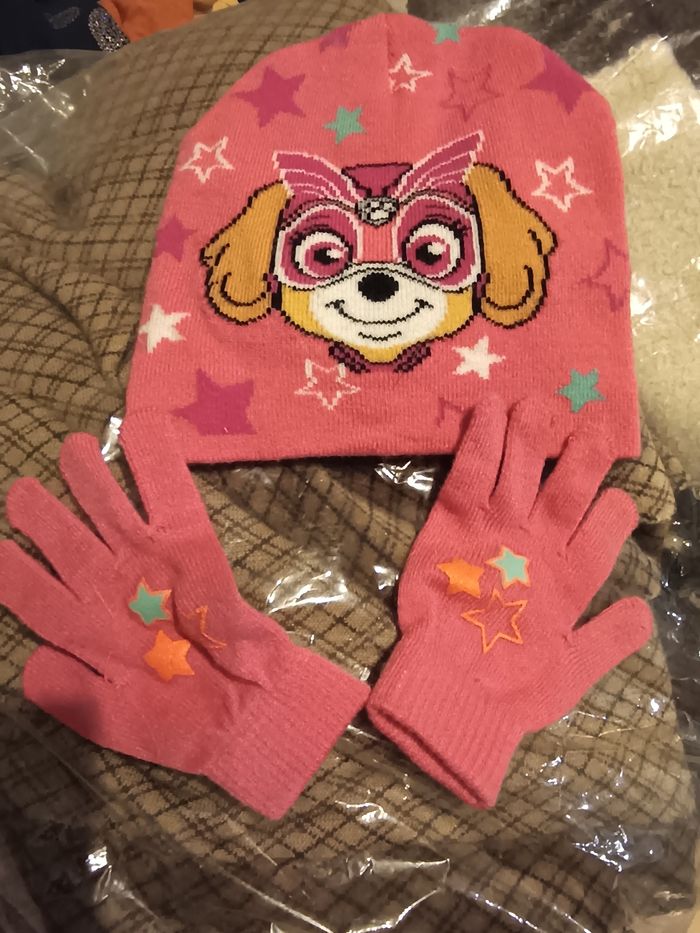 Ensemble gants bonnet