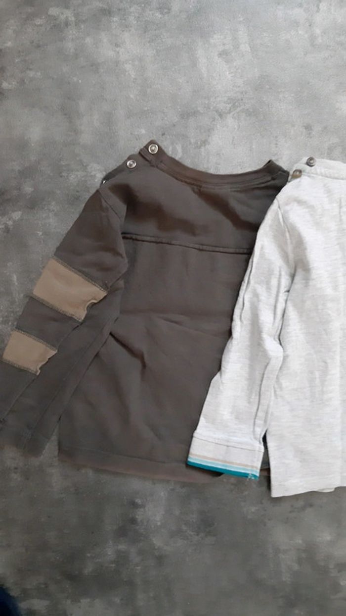 2 t-shirts manches longues garçon - photo numéro 5