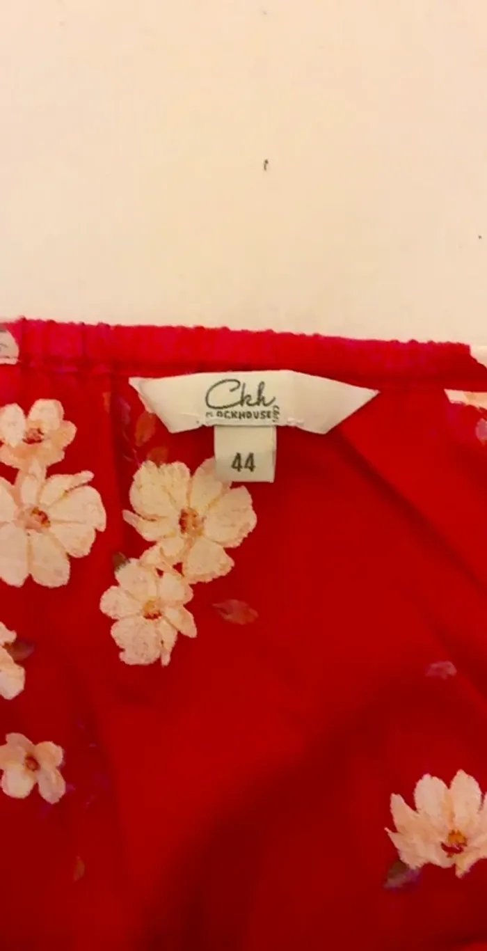 Robe légère rouge Chlockhouse - photo numéro 4
