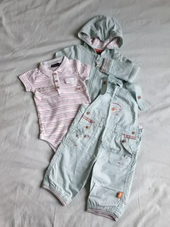 Lot Ensemble été garçon Sergent  major 18mois