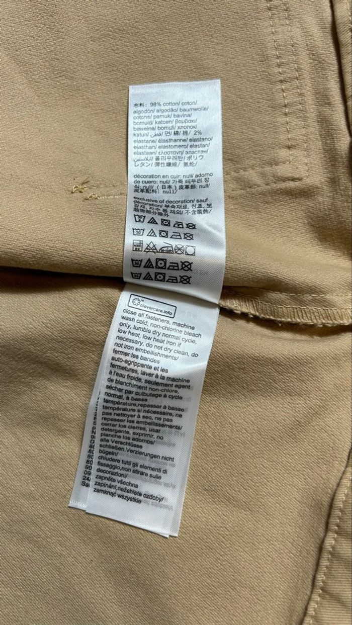 Veste Tommy Hilfiger - Coton Biologique - Beige taille XL - photo numéro 9