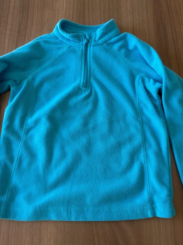 Pull polaire bleu 5 ans - photo numéro 5