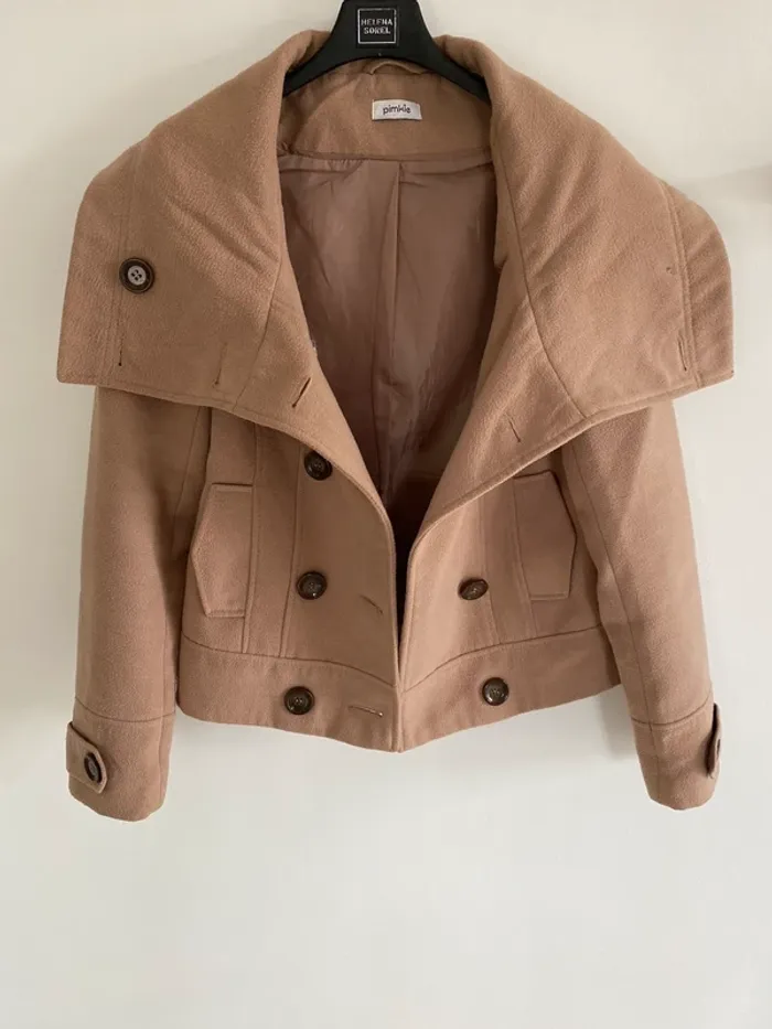 Manteau court pimkie camel