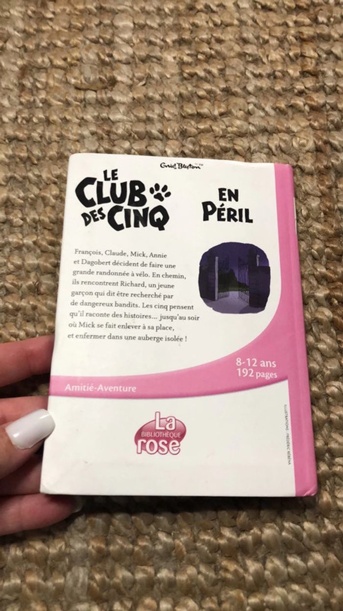 Livre « le club des cinq en péril » - photo numéro 2