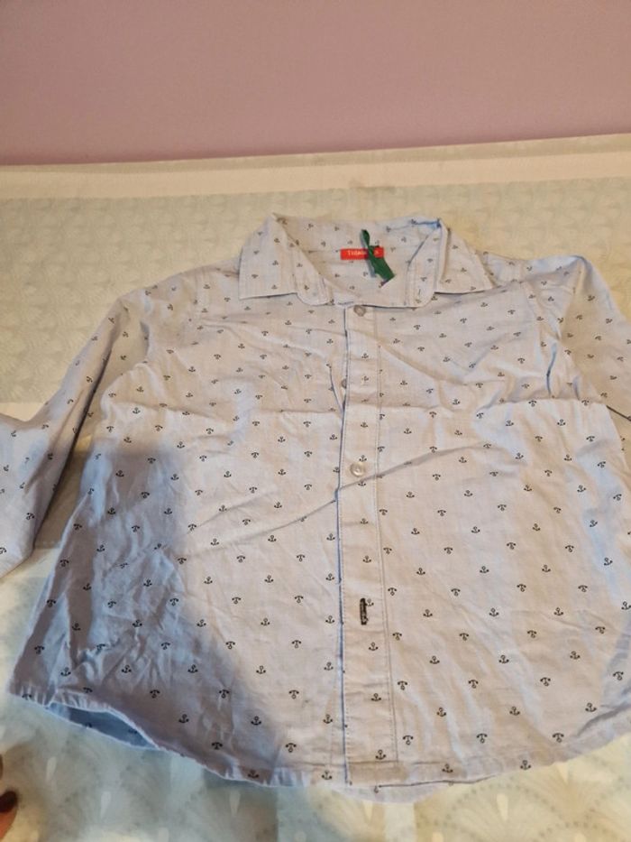 Chemise manches longues 5 ans