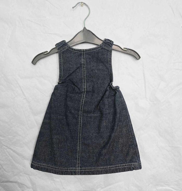 robe en jean bébé fille 01 - photo numéro 2