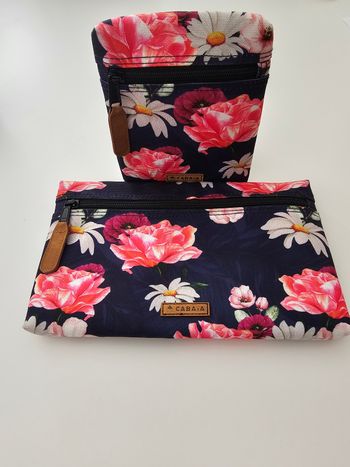 Pochettes : avant et latérale Cabaïa modèle Dotonbori