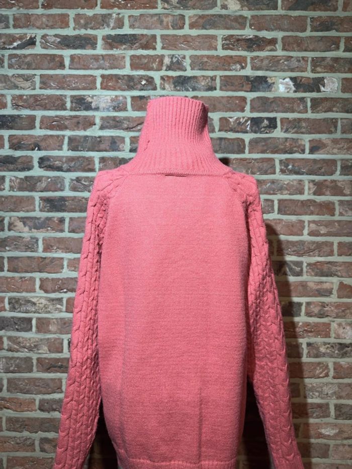 Pull col roulé torsadé rose Lili Sidonie Taille M / 38 - photo numéro 9