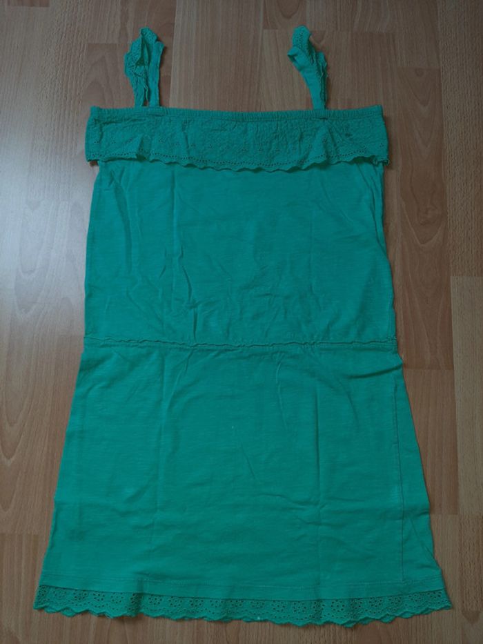 Robe verte à bretelles T 12 ans - photo numéro 2