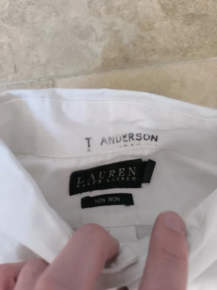Chemise Lauren Ralph Lauren Homme Taille L blanche - photo numéro 11