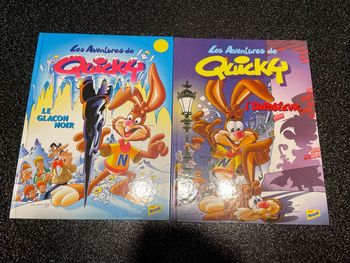 2 BD les aventures de Quicky