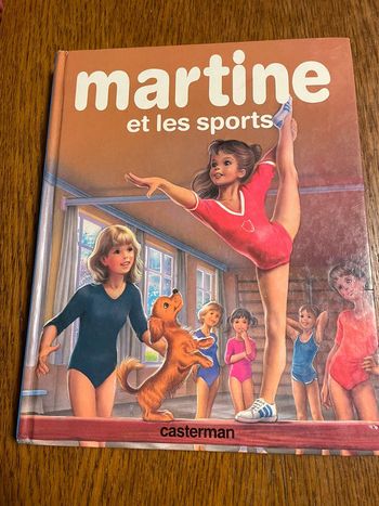 Recueil de 8 titres Martine et les sports