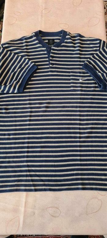 T-shirt homme nike golf taille médium bleu jaune