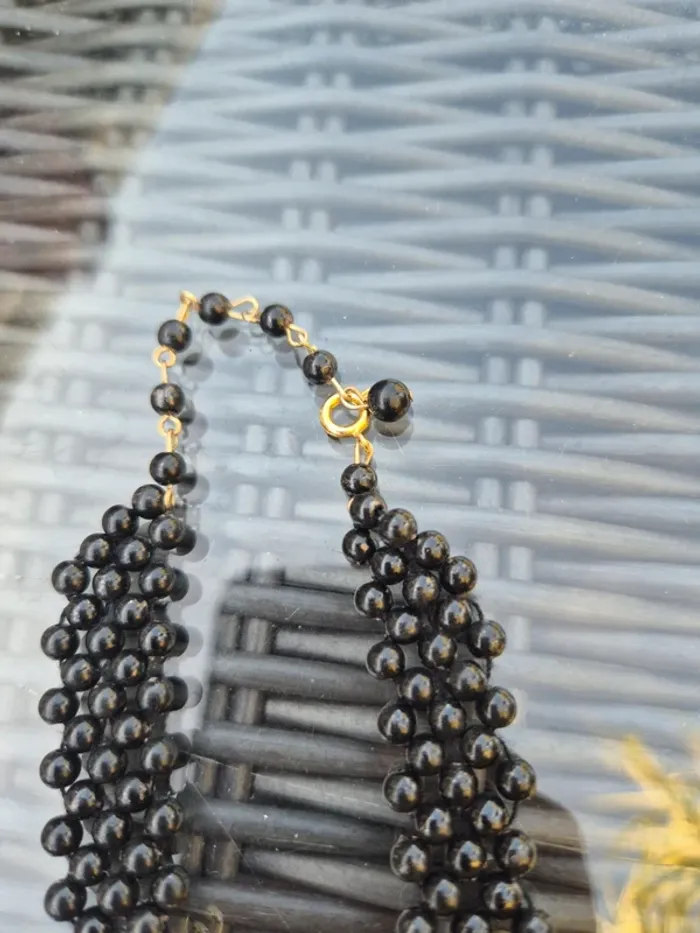 Collier Chic vintage en perles - photo numéro 4